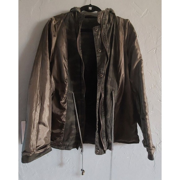 Zenana Outfitters  Jacket  Camouflage  Women's Size M,Pockers, Hoodie,17 Inch Of - Picture 14 of 16